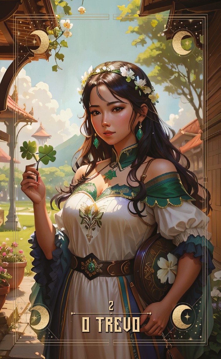 Carta 2 — O Trevo (Baralho Cigano Lenormand)