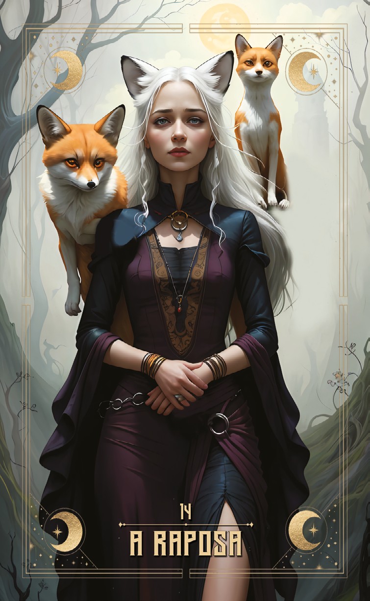 Carta 14 — A Raposa (Baralho Cigano Lenormand)